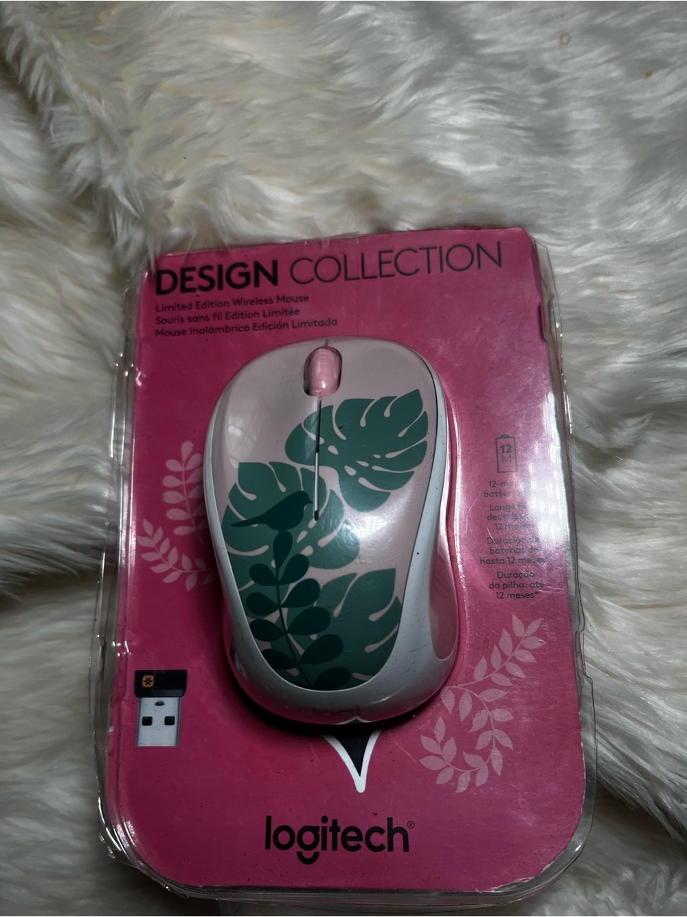 Logitech Pink wireless mouse - Picture 4 of 4